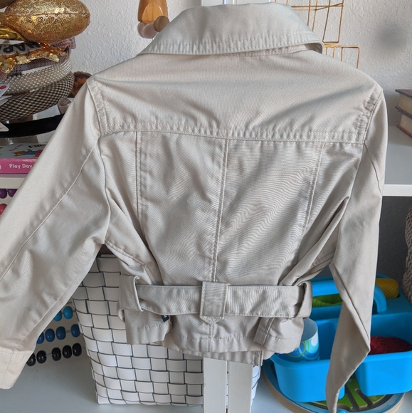 Euc Comme Ca Ism Designer cropped trench jacket - Picture 2 of 5